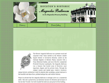 Tablet Screenshot of magnoliaballroom.com